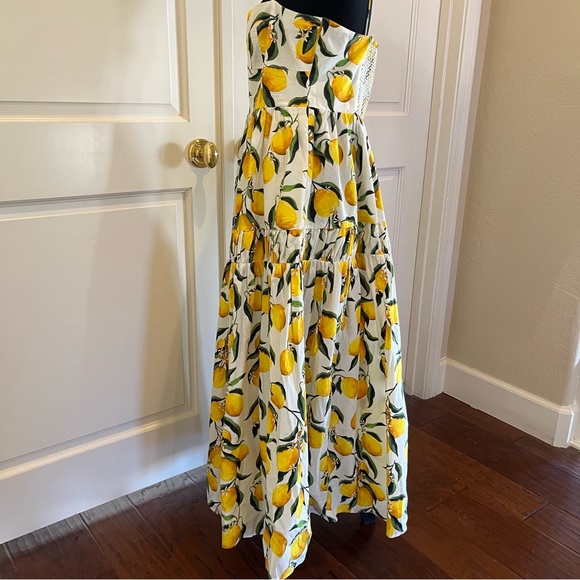 J. Crew Lemon Pattern Midi Dress - Picture 9 of 16
